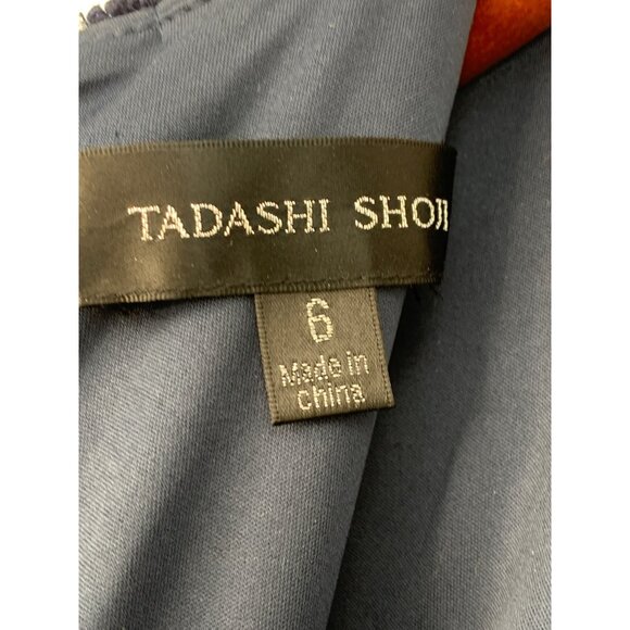 NWT Tadashi Shoji Mesh Lacy Overlay Pencil Dress Size 6 S Stretch RDD10676 - Picture 16 of 16